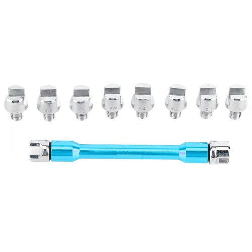 Watris Veiyi Motorcycle Spoke Tool, 5.0-6.8mm Dirt Bike Wheel Spoke Wrench (Blue)