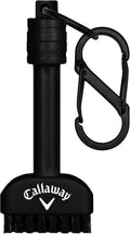 Callaway Golf Mini-Mag Magnetic Club Brush - Compact Groove Cleaner with Detachable Magnet & Durable Nylon Bristles
