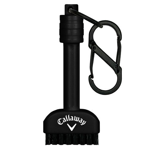 Callaway Golf Mini-Mag Magnetic Club Brush - Compact Golf Club Brush, Groove Cleaner, Golf Bag Accessory, Detachable Magnet, Durable Scrubbing Nylon Bristles