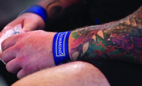 IronMind Lifting Straps - Strong-Enough Blue Nylon Wrist Wraps for Weightlifting & Deadlifts