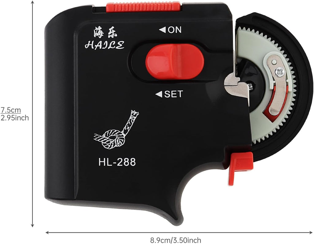 OriGlam Automatic Fishing Hook Tyer Machine - Fast Electric Device for Easy Knot Tying