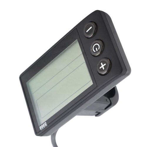 Electric LCD Display, S866 Cycle Computer 24V 36V 48V Electric Scooter Control Panel with Plug for Electric LCD Display Display