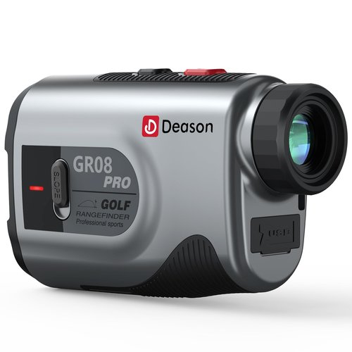 Golf Rangefinder with Slope,7X Magnification Laser Rangefinder, 1300Yards Rechargeable Range Finders Golfing with Flag Lock Vibration,Speed Mode for Hunting Shooting (Grey)