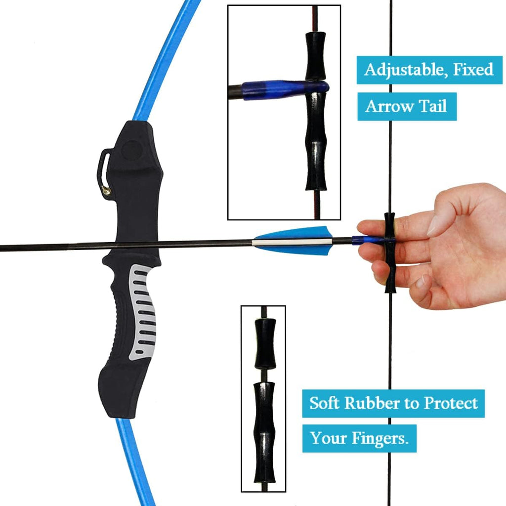 Skiennix 45" Youth Bow and Arrows Set - Beginner Recurve Archery Kit for Kids 8-12 | 9 Arrows & 4 Targets