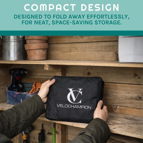 VeloChampion Waterproof Bicycle Wheel Bag Storage Cover | Mountain, Road, Gravel or Kids BMX | 650b. 700c. 16” 20” 24” 26” 27.5” 29” Bike Wheelset Transport Travel Case