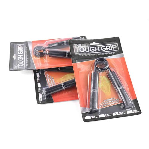 The Tough Grip Metal Hand Gripper | for Hands Forearm Fingers Exercise Wrist Strengthener and Arm Rehabilitation, Perfect for Climbers, Weightlifters, Cross Fit, and Athletes | 200 lbs.