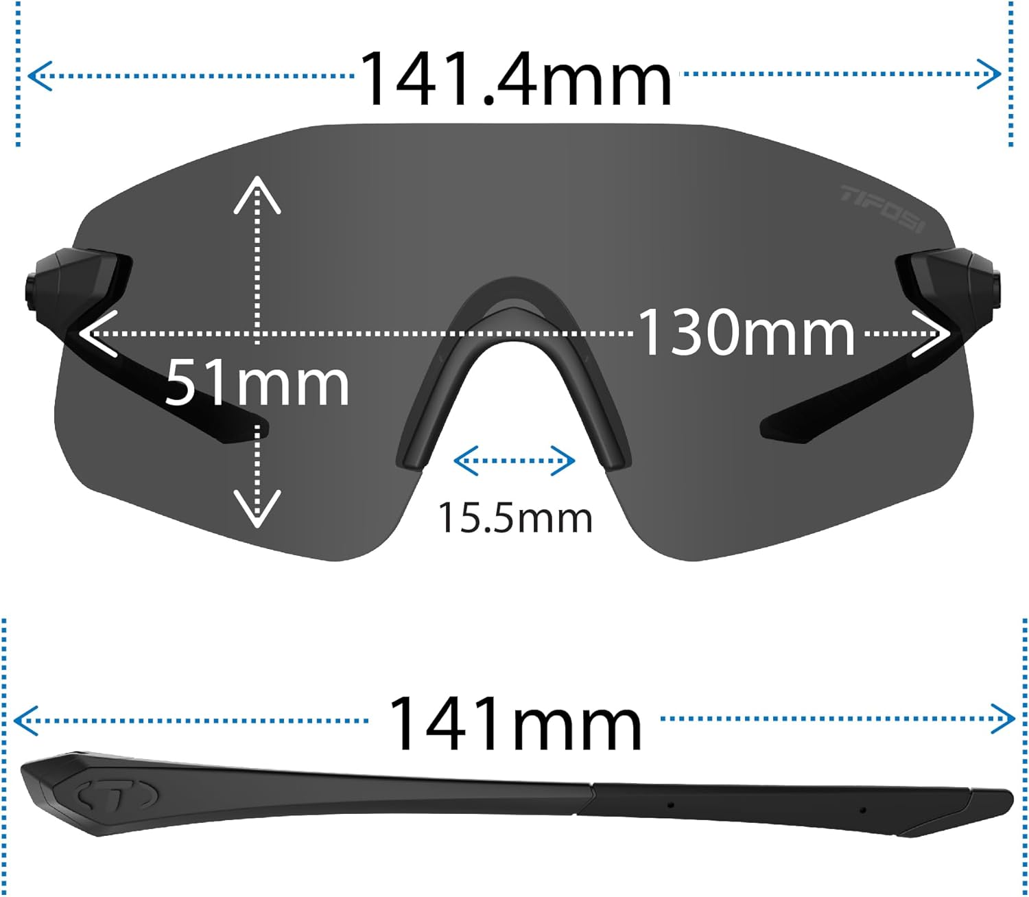 Tifosi Vogel SL Sport Sunglasses - Perfect for Baseball, Cycling, Golf & Outdoor Activities