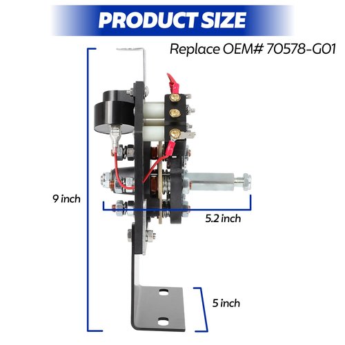 Golf Cart Forward and Reverse Switch Assembly, Compatible with 1994-Up EZGO TXT Electric Golf Carts, Replaces OEM# 70578-G01 70578-G02 70578G01 70578G02 73036-G01 73036G01