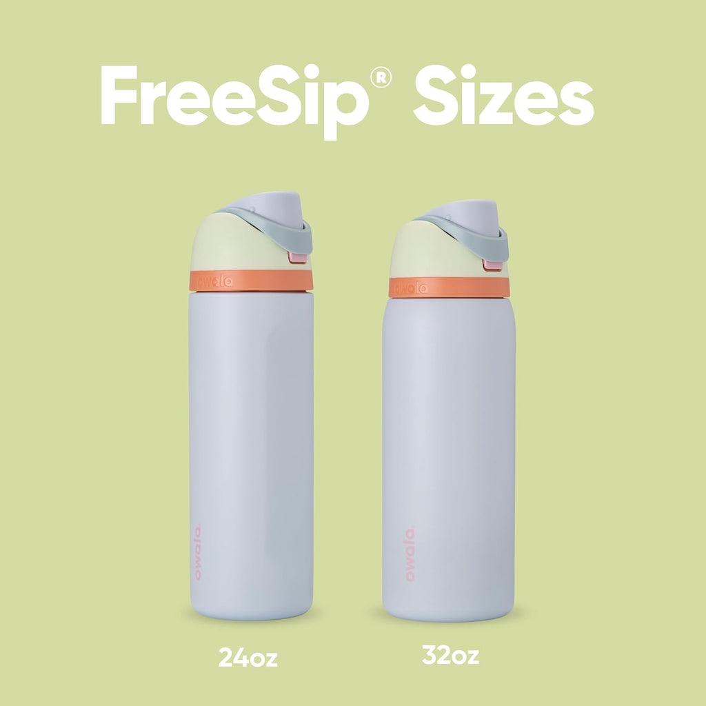 Owala FreeSip 24 oz Insulated Stainless Steel Water Bottle - BPA-Free, Perfect for Sports & Travel
