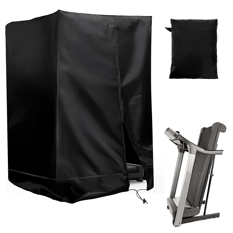 Folding Treadmill Cover Waterproof Dust-Proof 46"L x 38"W x 66"H with Storage Bag