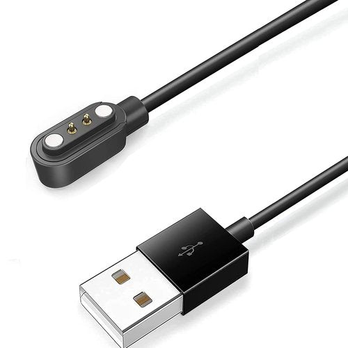 Lamshaw Compatible with JEUJE Dog Bark Collar Charger, Magnetic Replacement Charging Cable Compatible for JEUJE Dog Bark Collar (2 Pack-Black+Black)