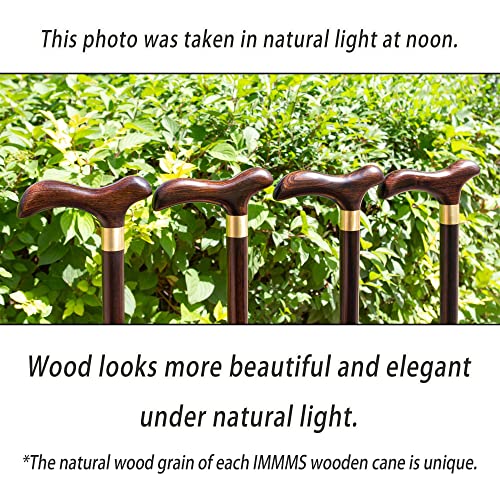 36-Inch Folding Wooden Cane for Men | Lightweight Support & Travel-Ready