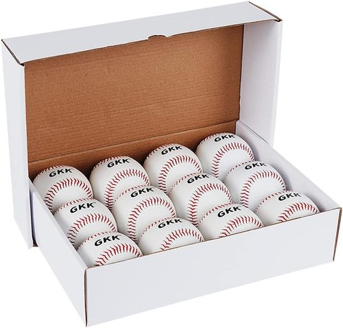 GKK Baseball 12-Pack Training Balls - 9-Inch Safety Baseballs for Youth & Adult Practice
