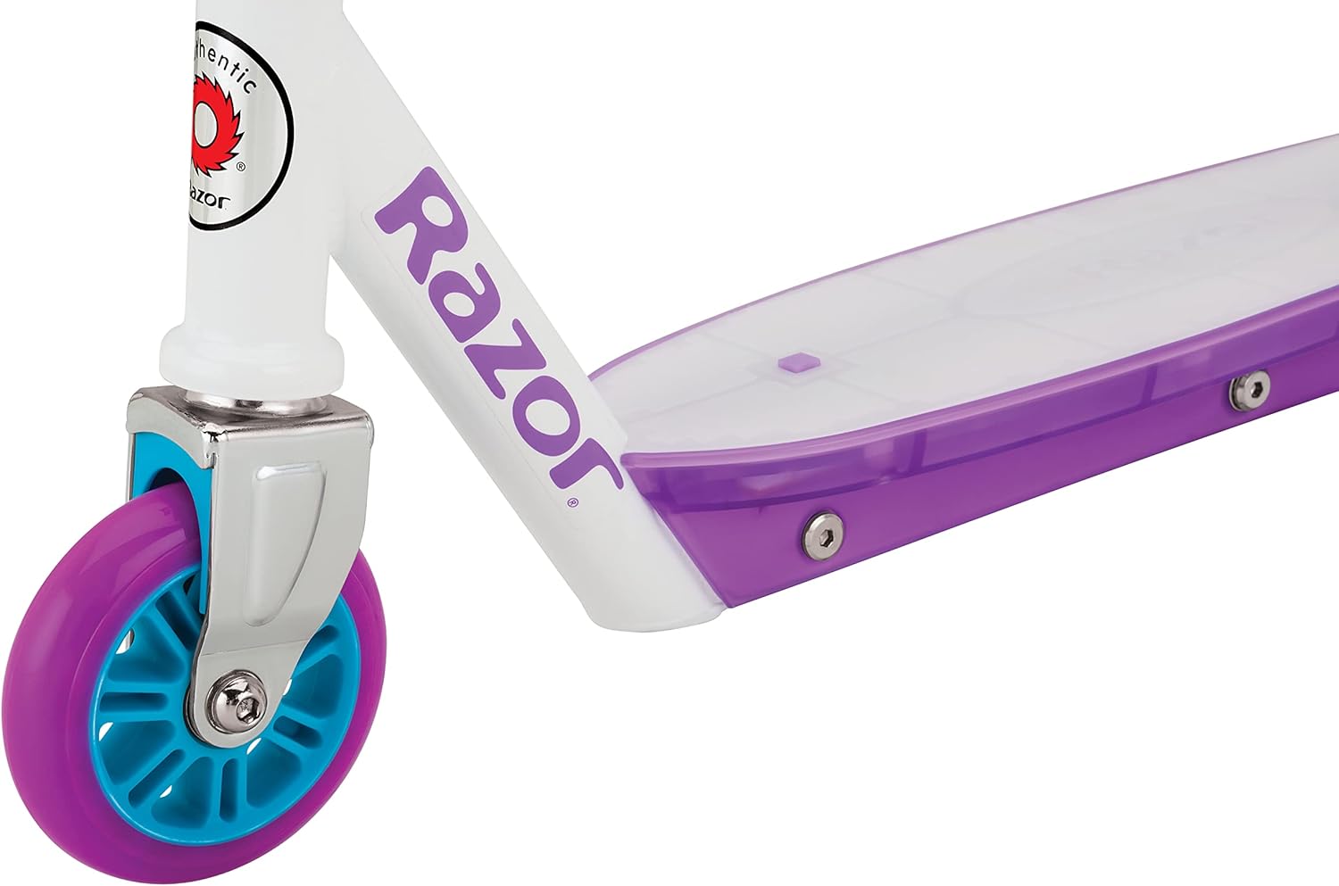 Razor Kick Scooter - Lightweight Steel Frame with Multi-Color LED Light-Up Deck | For Kids 6+