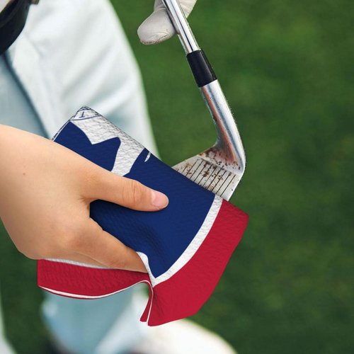 ZKPeFeH Wyoming State Flag Golf Towel with Carabiner Clip Golf Gift for Men Waffle Pattern Cooling Towels