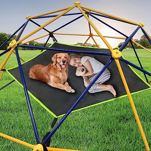 Kids Dome Climber Hammock with Canopy - Supports 300 lbs for 10ft Geodesic Dome