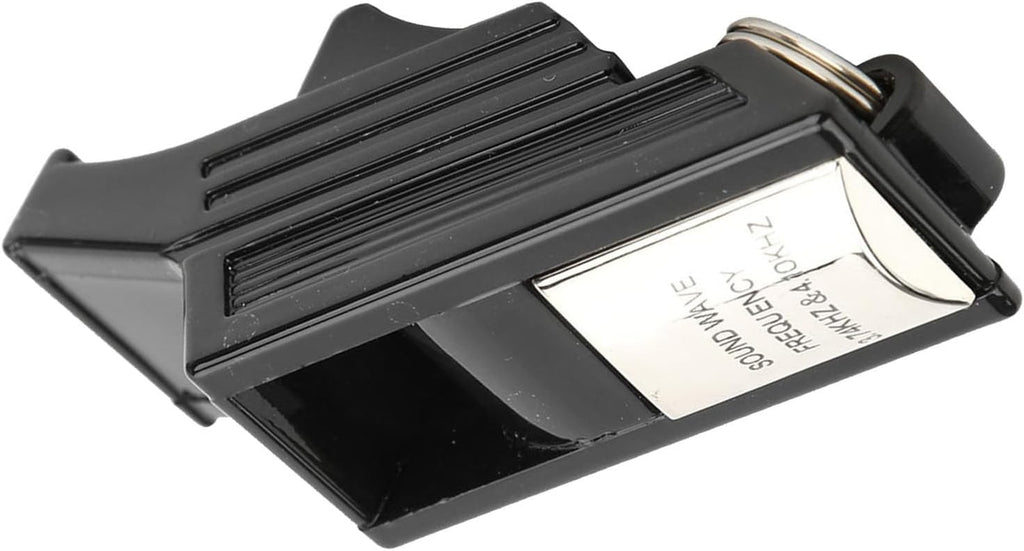 Skiennix Sports Whistle - Basketball Referee & Training Tool | Emergency Lifesaving (Black/Silver)