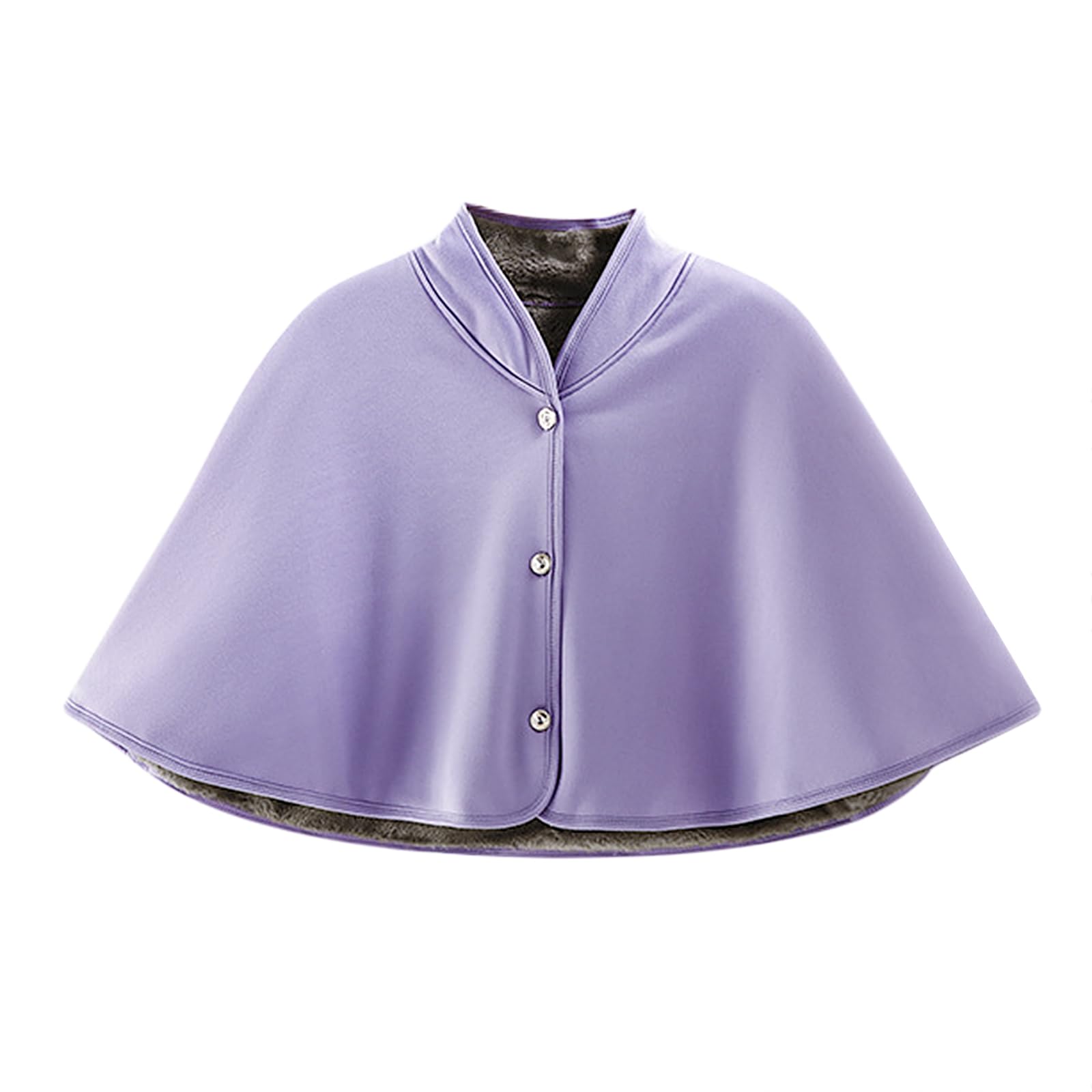 Thickened Wheelchair Care Shawl, Warm Shoulder Shawl Cape Bedridden Patient Shoulder Warm Cloak, Adaptive Easy-Dress Bed Jacket Cape for Elderly, Keeps Shoulders and Back Warm During Cold Winter