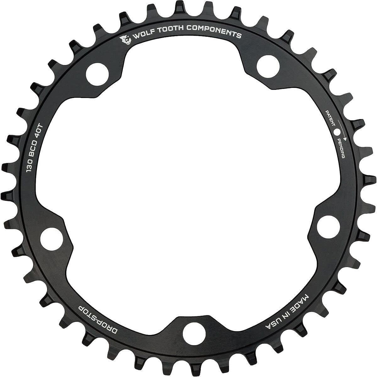 Wolf Tooth Components Drop-Stop 110 BCD 36T Chainring, Road/CX/Gravel