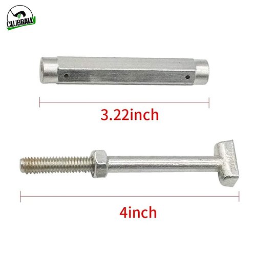 CLUBRALLY Golf Cart Brake Equalizer Rod Set for 2004-Up Club Car Precedent Gas & Electric Golf carts, OEM#102594301 102559401 102559701