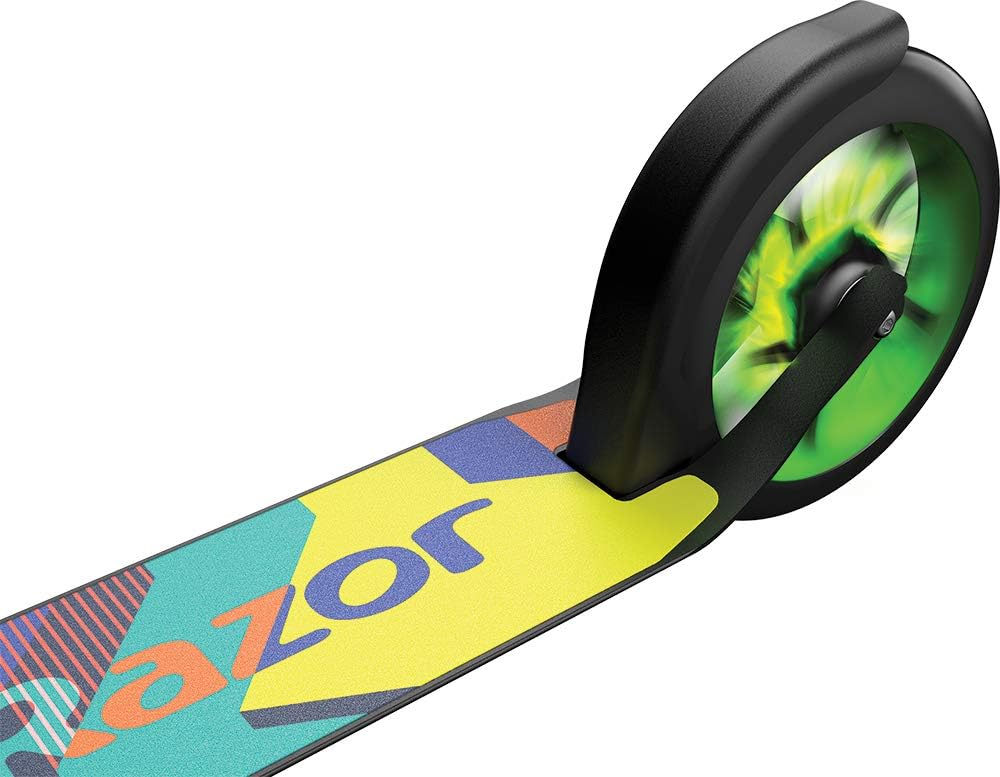 Razor A5 Lux Kick Scooter - Durable 8" Urethane Wheels, Stylish Anodized Finish for Kids 8+