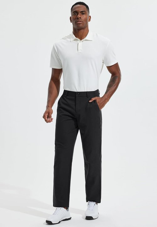 Men's Golf Pants 30"/32"/34" Lightweight Stretch Work Dress Office Travel Slacks Business Casual Trousers