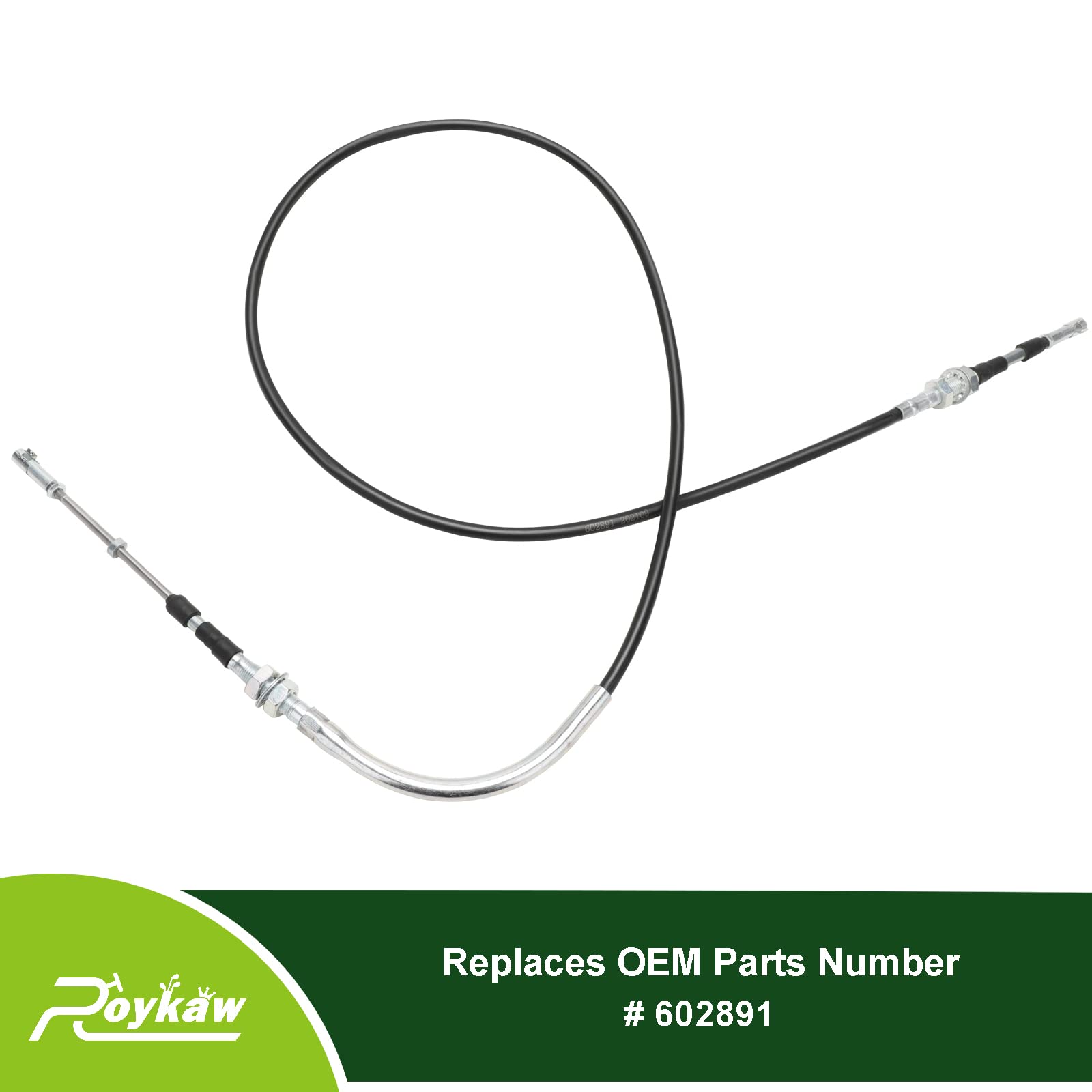 Roykaw Golf Cart Transmission Shift Cable Forward/Reverse for 2004-Up EZGO TXT, MPT 800/1200, ST Series Gas Models, Replaces OEM # 602891-66 inches