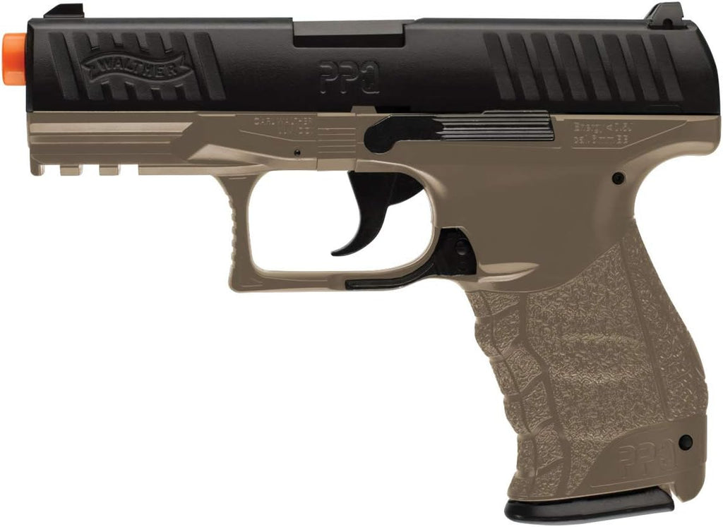 Umarex Walther PPQ Airsoft Gun - 6mm BB Pistol with Realistic Blowback Action