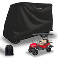 Tecoom 2/4 Passenger Golf Cart Cover Fits for Yamaha EZGO Club Car, 300D Waterproof Durable Oxford Fabric with Zipper Doors/Windproof Buckle, All Weather Outdoor Heavy Duty Rain Enclosure Universal