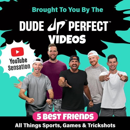 Dude Perfect Sticky Tic Tac Toe Game - Fun Tabletop Activity for Kids | Perfect for Family Nights & Parties, Ages 4+