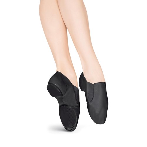 Theatricals Adult Side Inserts Jazz Shoes Light Suntan 07.0M T7602