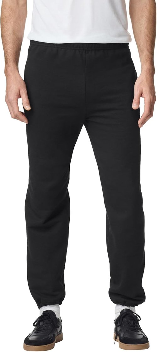 Gildan Fleece Sweatpants - Elastic Bottom with Pockets | Comfortable Adult Fit, Style G18100