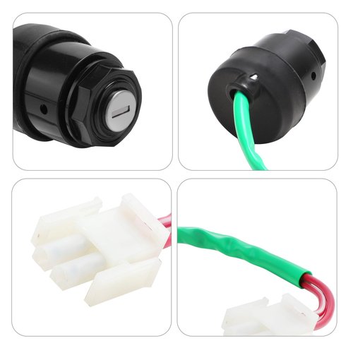 Roykaw Golf Cart Ignition Key Switch Compatible with Yamaha G19 (1996-2002) and G22 (2003-2007) Electric Models, Replaces OEM# JR1-82510-02-00