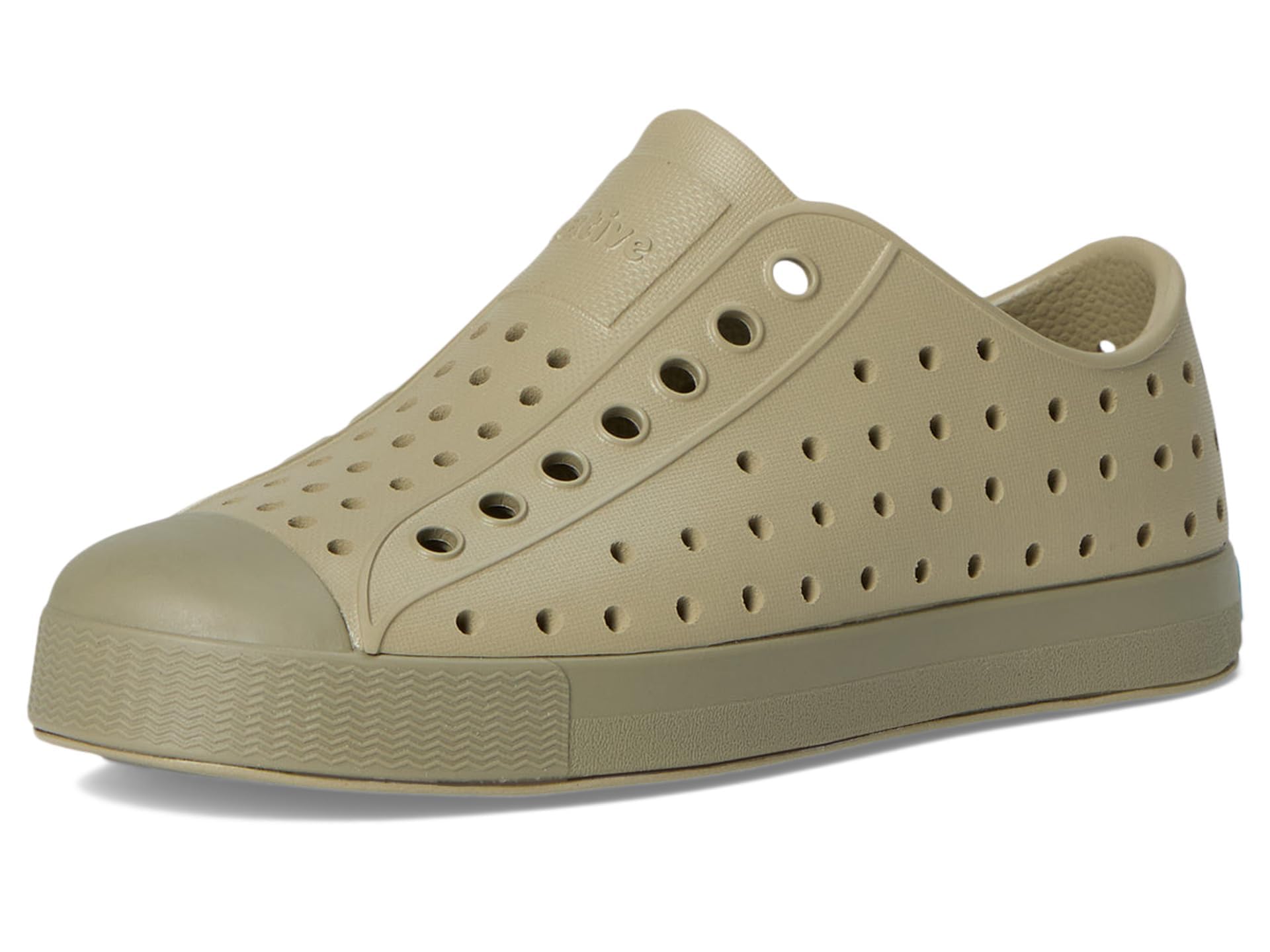 Native Shoes Unisex-Kids Jefferson Sneakers, Elm Green/Vetiver Grey, 4 Big Kid