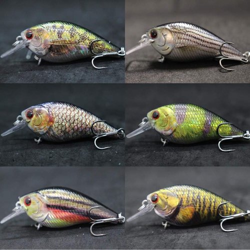 Minnow Crankbait | Bass Fishing Lure with Jerkbait Design - Perfect for Tackle Box Essentials