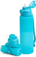 TakeToday Collapsible Water Bottle - 32oz Foldable, BPA-Free & Leakproof for Travel & Hiking