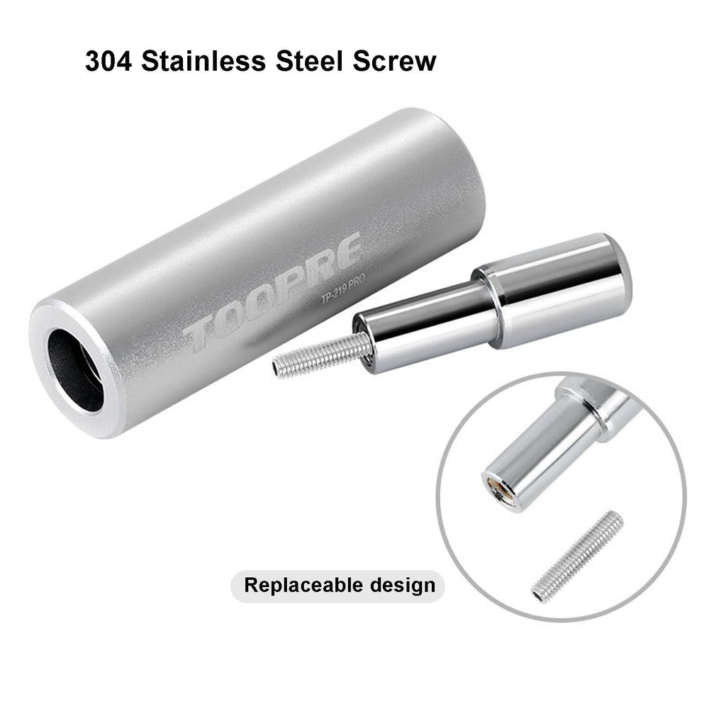 Shcobomo Bicycle Fork Star Nut Setting Installer with Free Spare Special Screw, Foundation Star Nut Setter Installation Tool for 1", 1-1/8" Threadless Fork Tubes