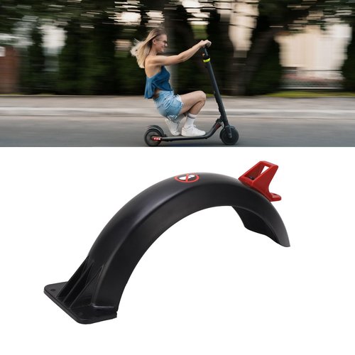 Scooter Rear Mud Guard, Rear Mud Guard with Hook Reflective Strip Plastic Scooter Accessory for GXL V2 Rainy Day