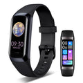 VUHIGIB Fitness Tracker, 24/7 Heart Rate Blood Oxygen Blood Pressure Body Temp Monitor Sleep Calorie Tracker with 1.1" AMOLED Touch Color Screen Pedometer Smart Watch Waterproof for Women Men