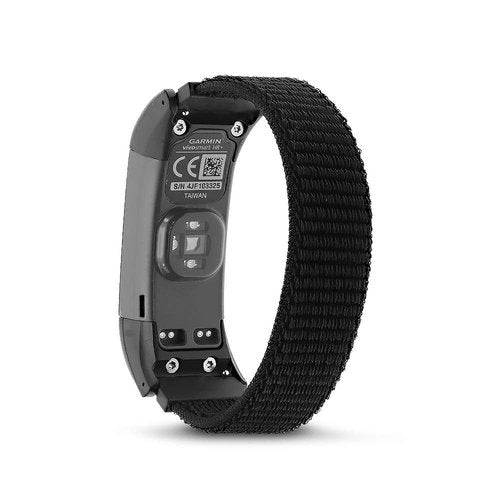 Watchband Compatible with Garmin vivosmart HR ONLY Replacement Bands - Woven Nylon Strap with Hook and Loop - Regular (10#)