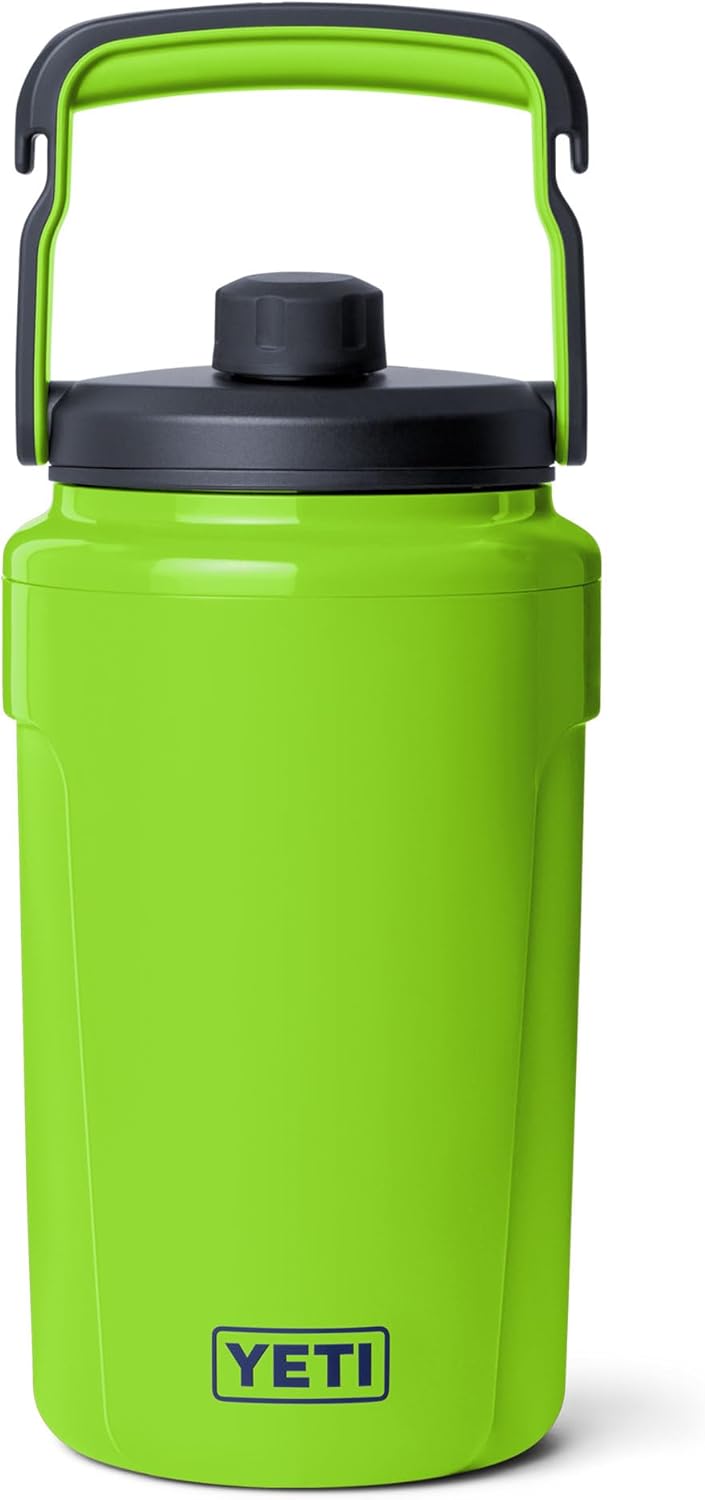 YETI Silo Half Gallon Insulated Water Jug - Leakproof Sports Bottle with Fence Hook Handle | Keeps Drinks Ice-Cold