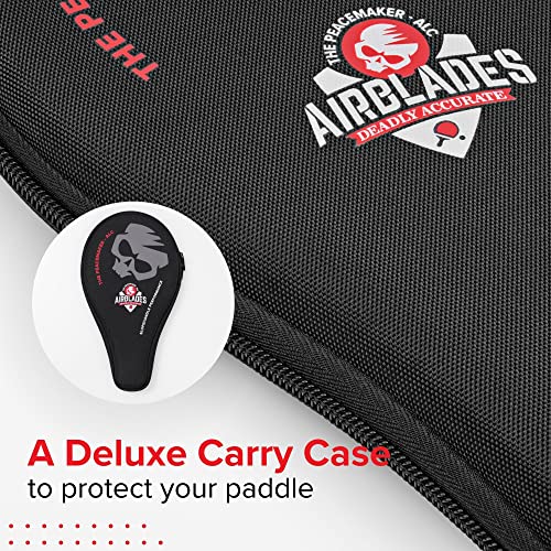 Men's Professional Carbon Fiber Ping Pong Paddle - Control & Spin, Hard Case
