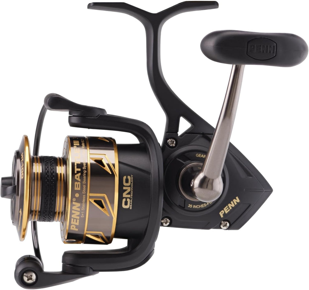 Penn Battle IV Spinning Fishing Reel - Durable, Smooth Drag System | Lightweight Design for All Anglers