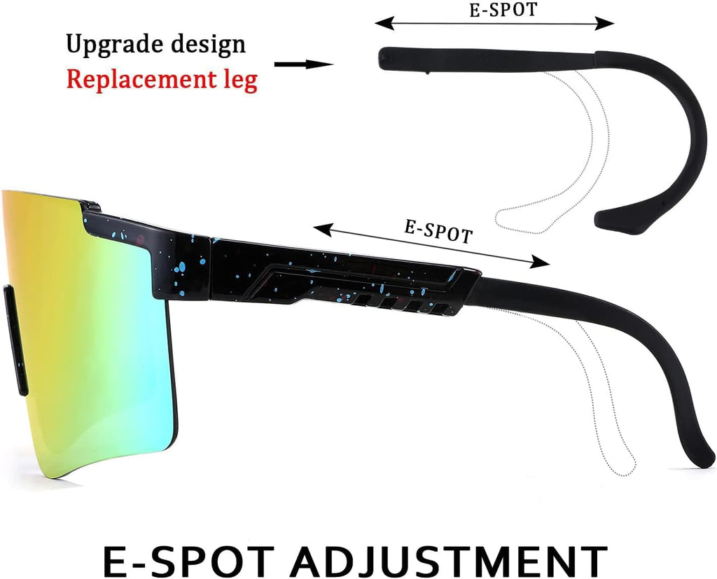 YuJian Sports Sunglasses - UV Protection Goggles for Men & Women | Ideal for Baseball, Cycling, Fishing, Golf
