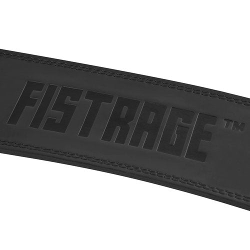 FISTRAGE FR FISTRAGE Lever Buckle Weight Lifting Leather Black Belt Gym Back Support for Men & Women Training Fitness Exercise Tough Workouts