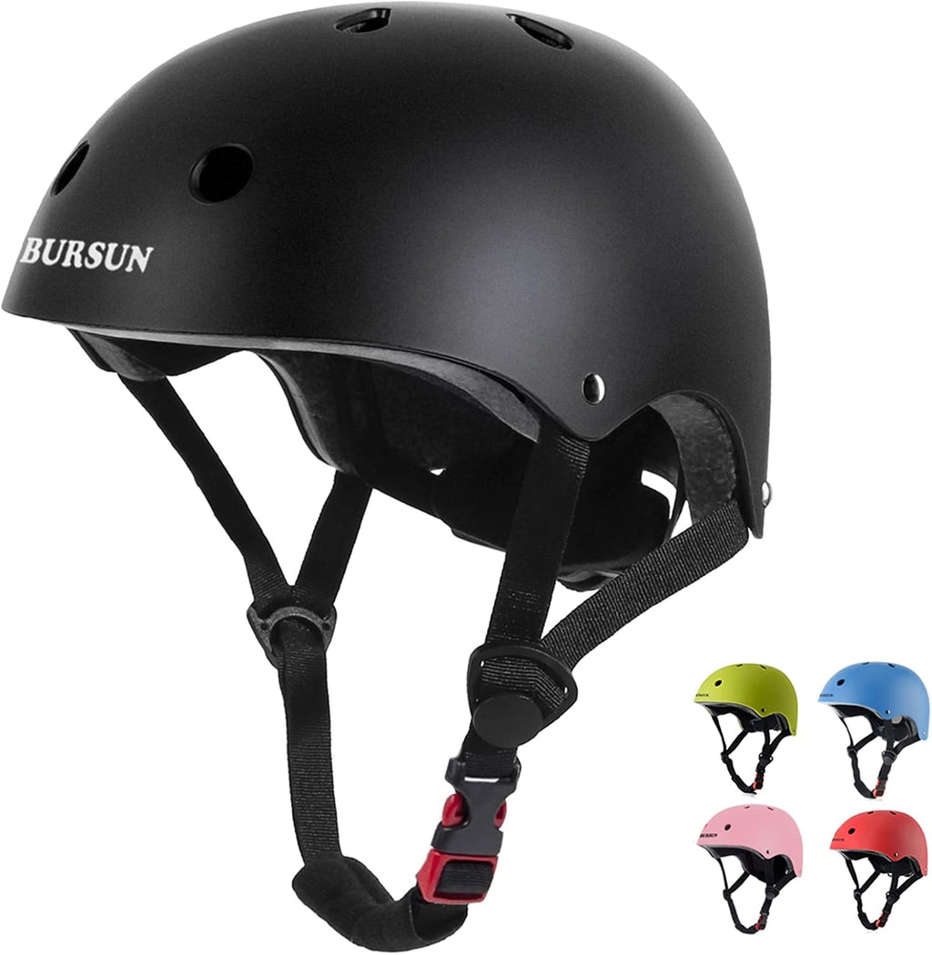 BURSUN Kids Bike Helmet - Adjustable Ventilation for Ages 2-14 | Multi-Sport Safety for Boys & Girls