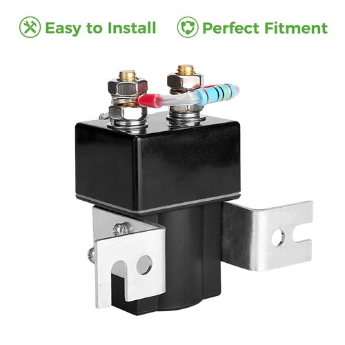 10L0L Golf Cart 48V Solenoid for Club Car DS 1995 Up & Precedent 2000-Up, 4 Terminals with Resistor Replace OEM 101908701 102774701 1014947