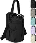Skiennix Water Bottle Holder - Insulated Carrier Bag with Phone Pocket | 32/40oz Crossbody Sling for Hiking