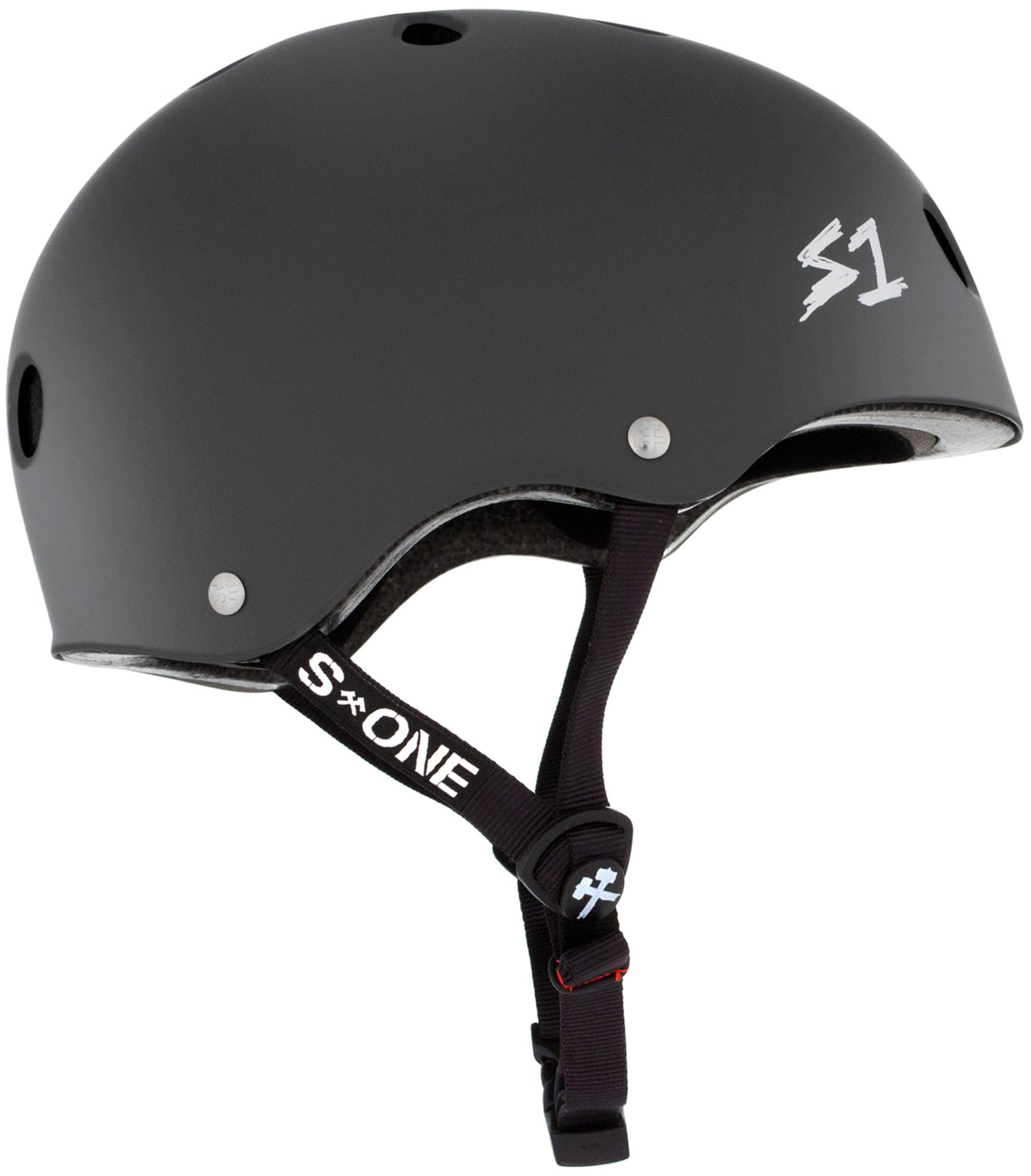 S1 Lifer Helmet for Skateboarding, BMX, and Roller Skating - EPS Fusion Foam, CPSC & ASTM Certified - Dark Grey Matte X-Large (22.5")