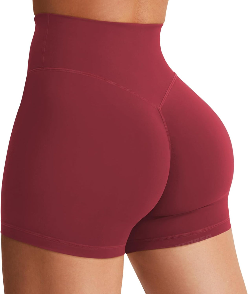 YEOREO Women's Biker Shorts - High Waist Tummy Control for Yoga & Running | 3.6", 4.5", 6" Options